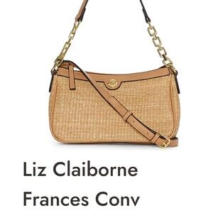 Liz Claiborne Francs Conv Crossbody Bag. Brand new without tags.